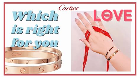 cartier small vs regular love bracelet|cartier love bracelet size chart.